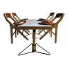 Table à manger et 4 chaises Marc Held Design 1980