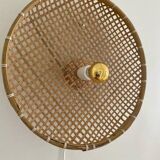 Bamboo wall light