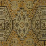 One-of-a-kind turkish handwoven vintage rug - rustic vintage charm 267x 173