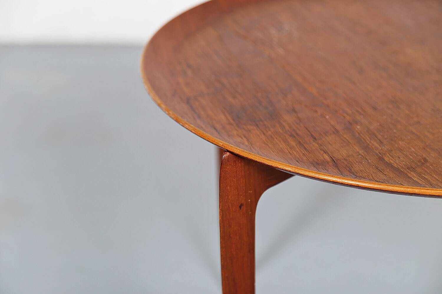 Table à plateau en teck ancienne par Willumsen & Engholm pour Fritz Hansen