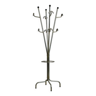Postmodern Coat Rack with Umbrella Holder and Vinyl Spheres Decor