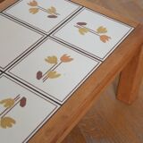 Brutalist coffee table ceramic top