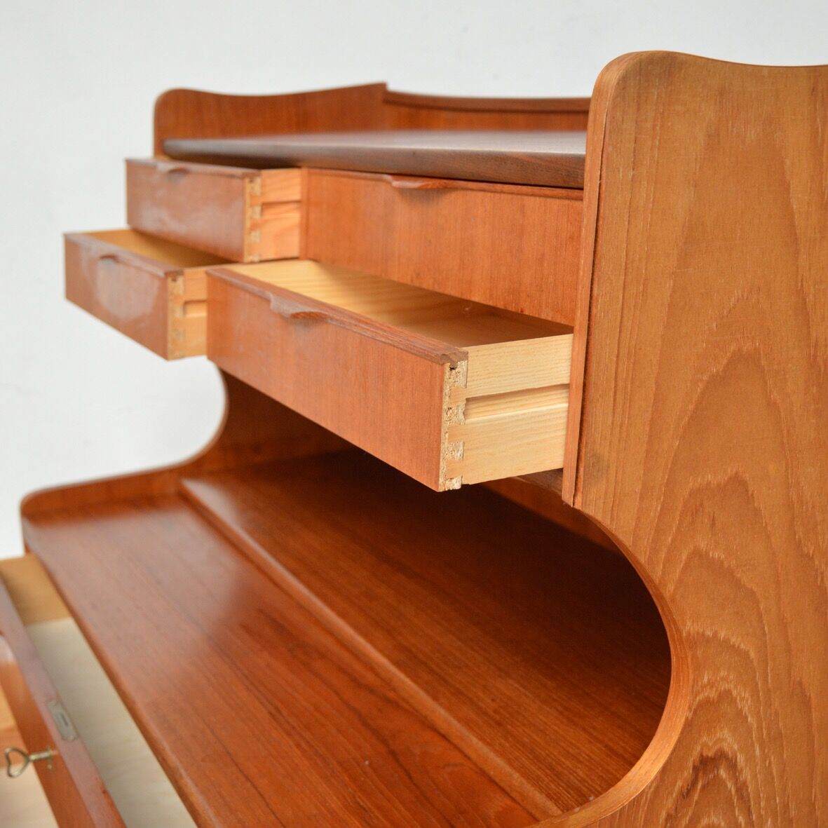 Scandinavian teak secretary