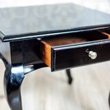 20th Century Black Side Table-Nightstand, 1950s