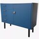 Buffet bleu