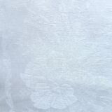 service table damned, tablecloth and 6 embroidered napkins "Elodie", 2m40 x 1m75, late nineteenth, early twentieth