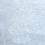 service table damned, tablecloth and 6 embroidered napkins "Elodie", 2m40 x 1m75, late nineteenth, early twentieth