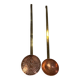Copper and brass skimmer ladle from the 50s