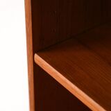 Scandinavian bookcase with storage compartment