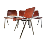 4 chaises empilables, années 1990