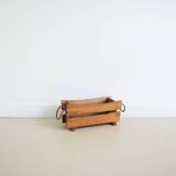 Wooden magazine rack