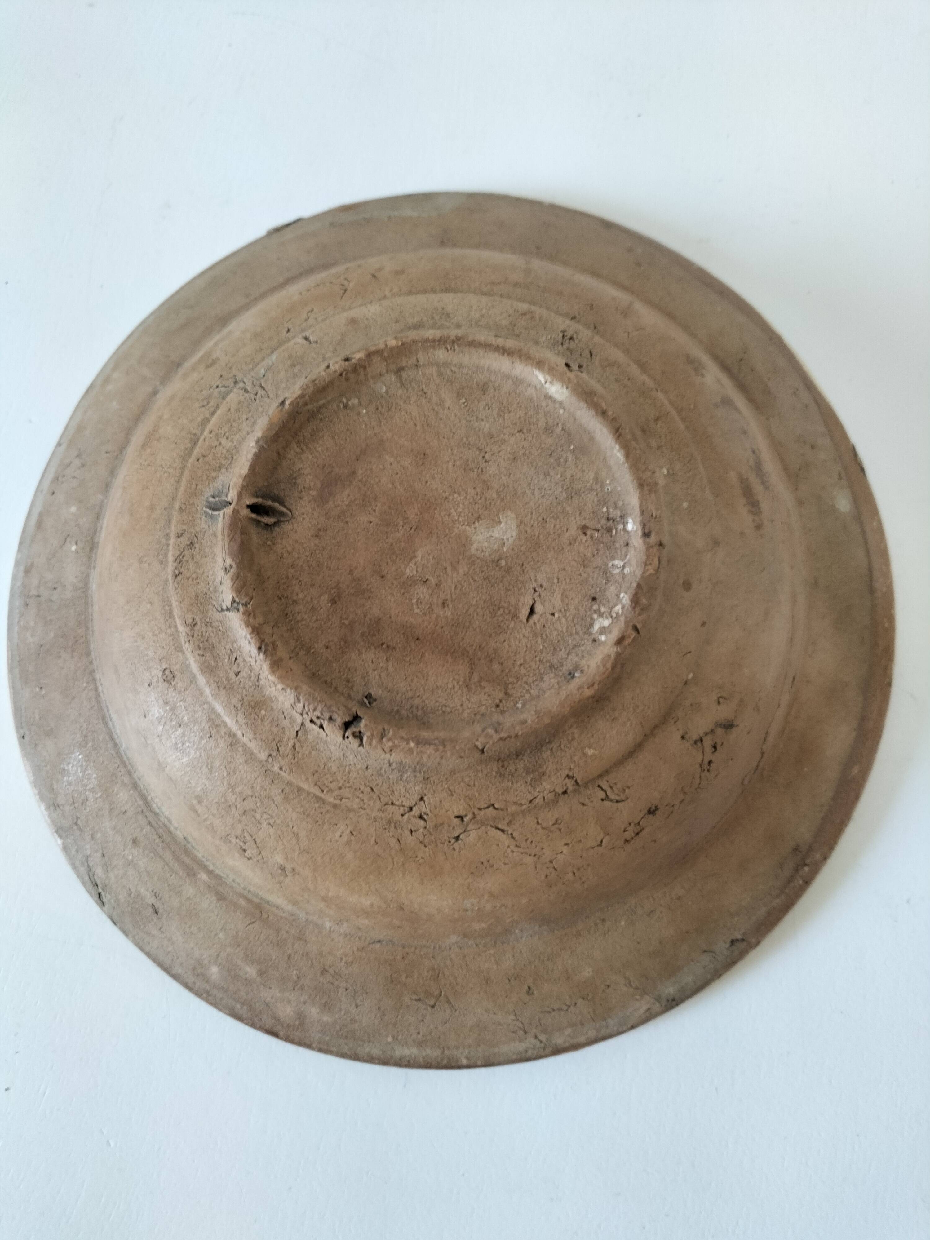 Glazed earthenware plate from Korond (Corund), Transylvania