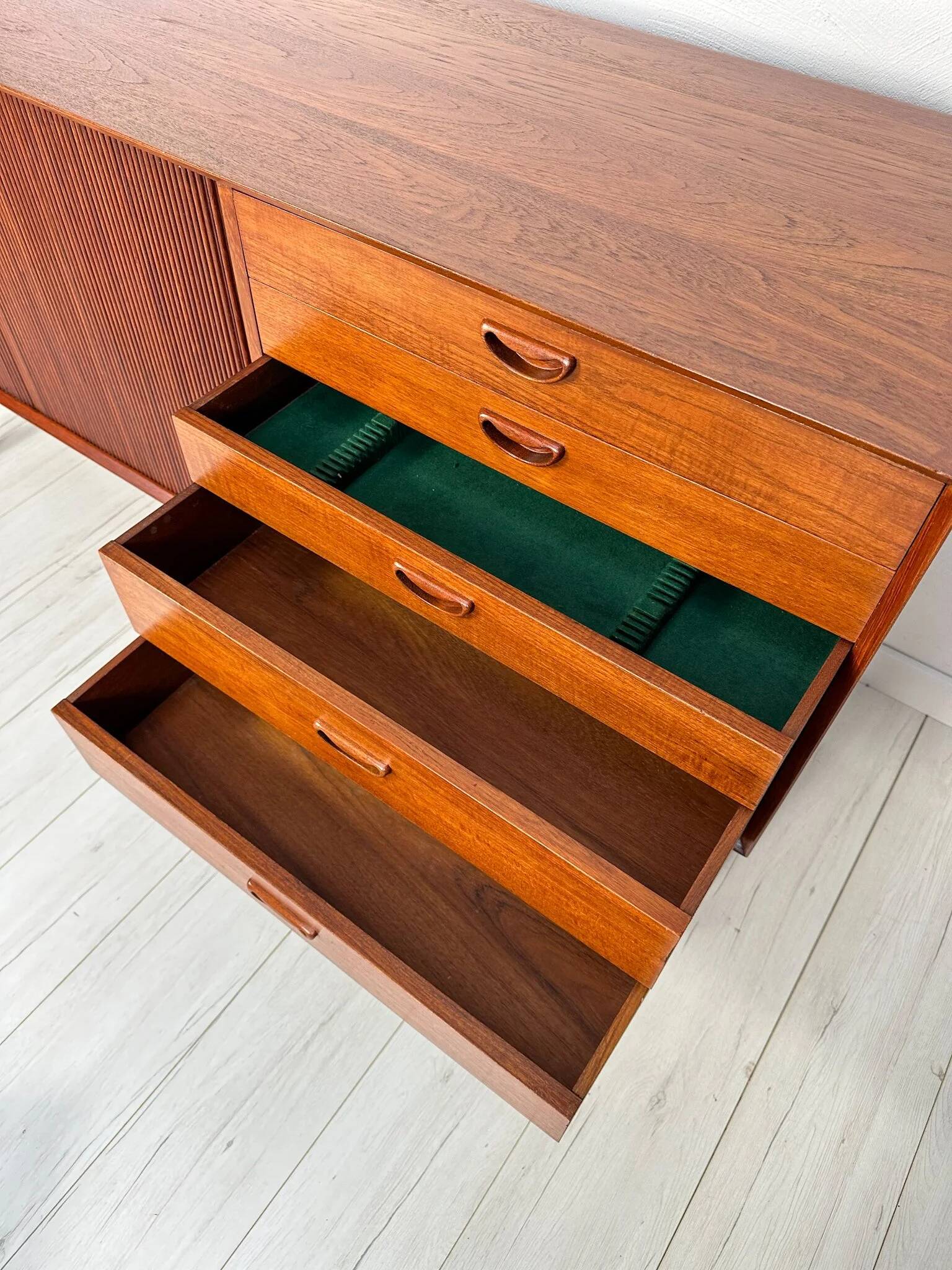 1950s Vintage Peter Hvidt & Orla Mølgaard-Nielsen Danish Teak Sideboard