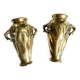 Paire de vases en bronze doré