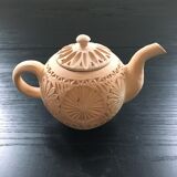 Glazed indoor ceramic teapot