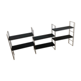 Vintage gold black string shelf 1960 144x60cm