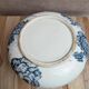 Small chubby antique jug in ironstone – blue floral decoration