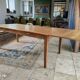 Table de ferme en chêne massif 200x100 avec sa rallonge de 60x100
