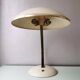 Vintage hillebrand metal table lamp 1970s