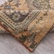 3x9 Mustard Light Blue Turkish Runner Rug 79x280Cm