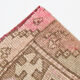 3x12 brown & beige vintage runner rug 100x360cm