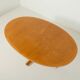 Danish extra large oak extension oval table attributed to Skovby, 1970s