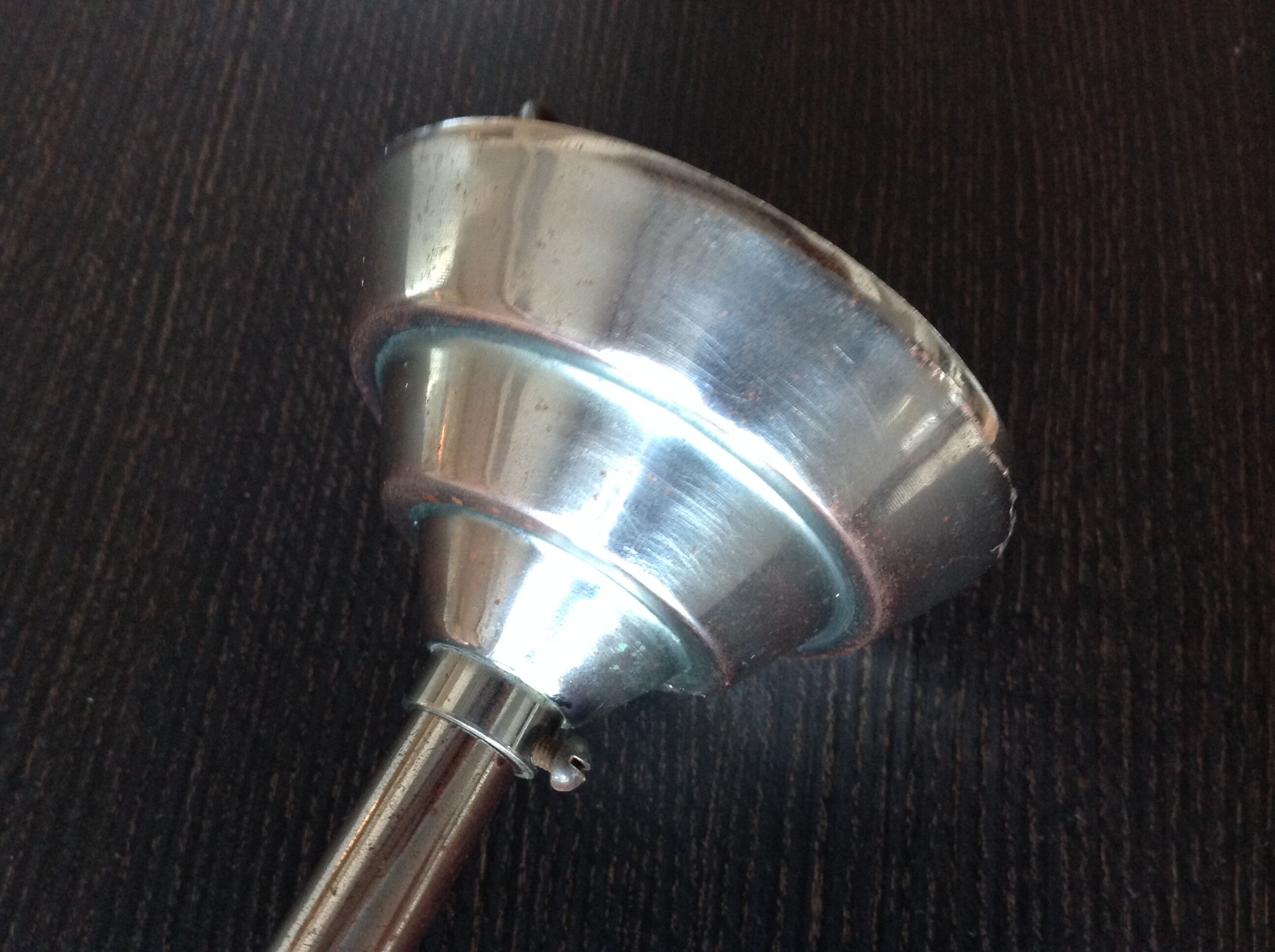 White opaline globe hanging lamp