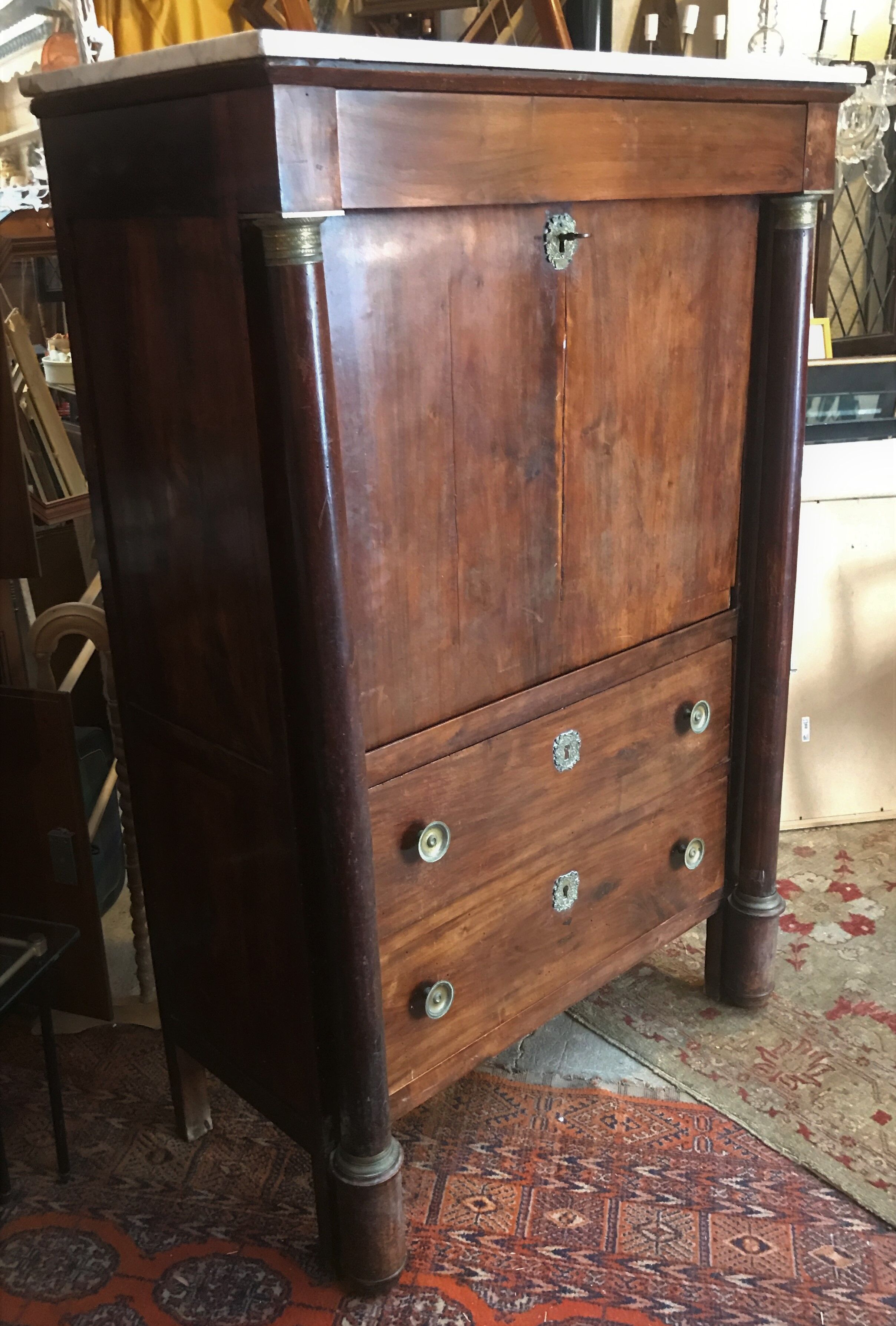 Mahogany Empire writing desk