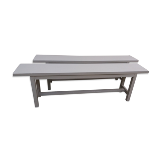 Pair of bench.