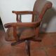 Fauteuil de Bureau Américain ancien en chêne