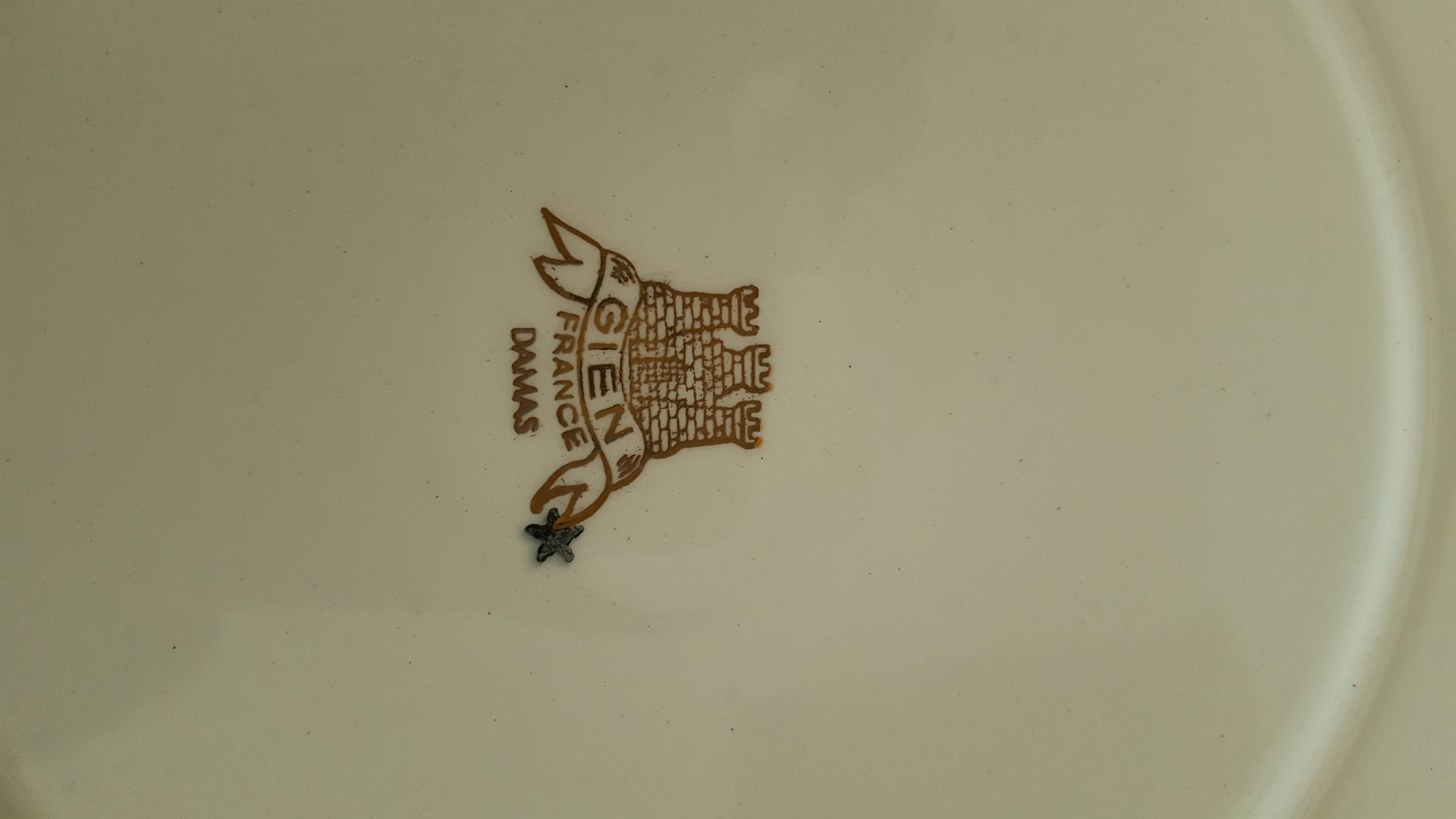 Gien porcelain service