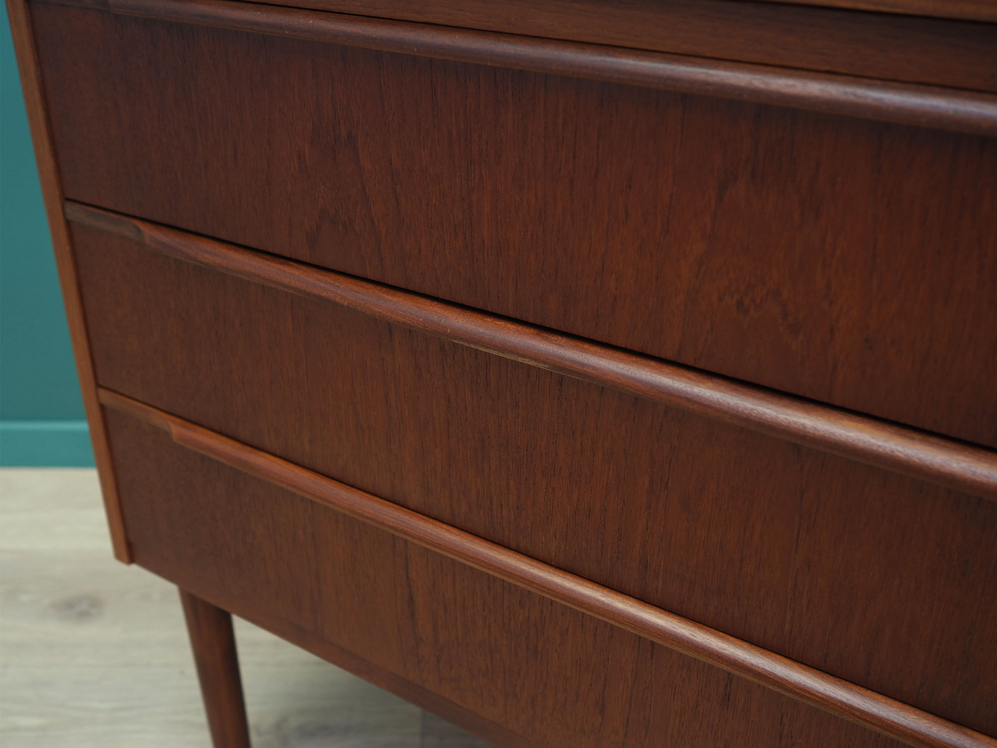 Teak Secretary, Danish design, 1970s, production: Denmark