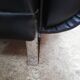 Luxury black Leather Armchair
