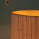 Lampe de table vintage design danois en teck Domus