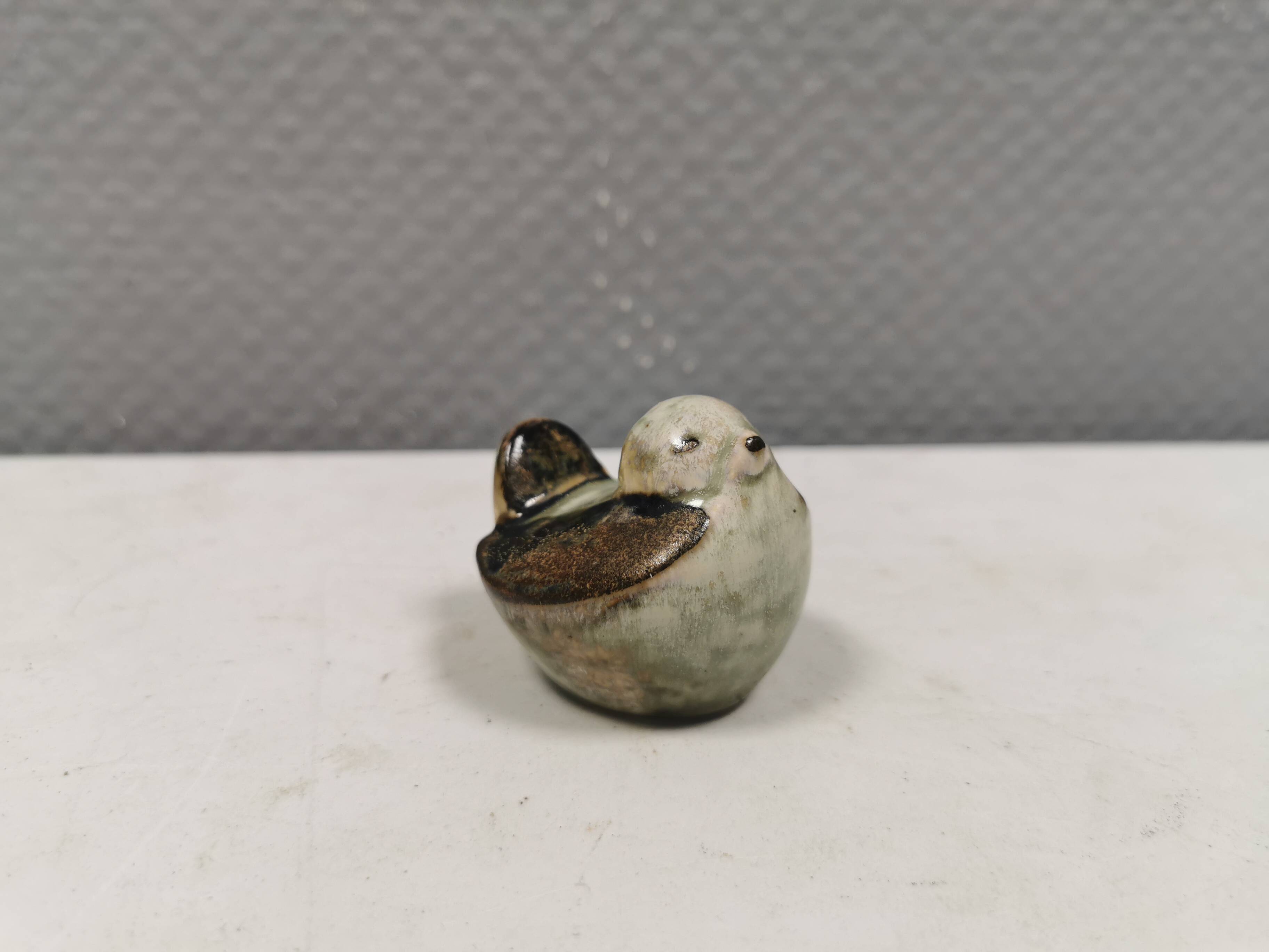 Stoneware bird designed by Joseph Simon for Søholm Denmark 1960-70s.