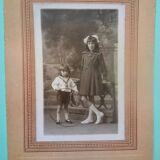 old photograph, brothers, Berchem, Belgium, early 20th century