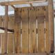 Cheval à bascule ancien en bois
