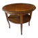 Round walnut gueridon with two tiers – Louis XV style – Perfect condition