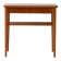 Scandinavian vintage teak nightstand with slatted shelf