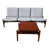 Modular bench and coffee table signed