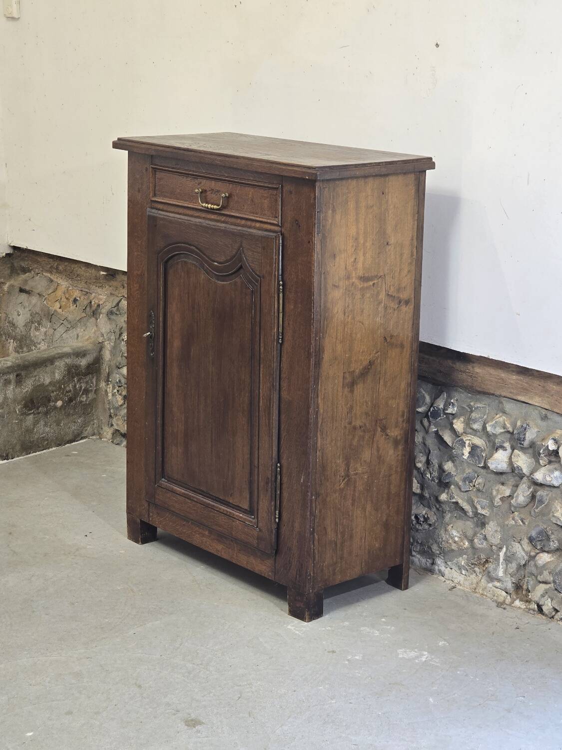 19th century oak jam cupboard