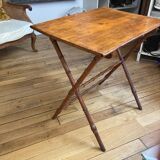 Bamboo folding table
