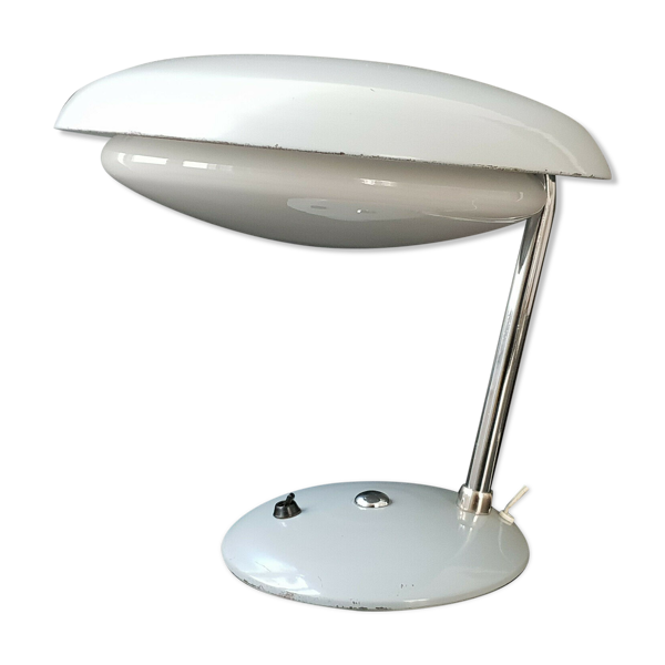 Lampe vintage 1950 Elra métal et verre