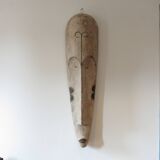Très grand masque tribal africain décoratif à suspendre au mur du Gabon