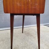 Scandinavian console dressing table desk with drop-down top