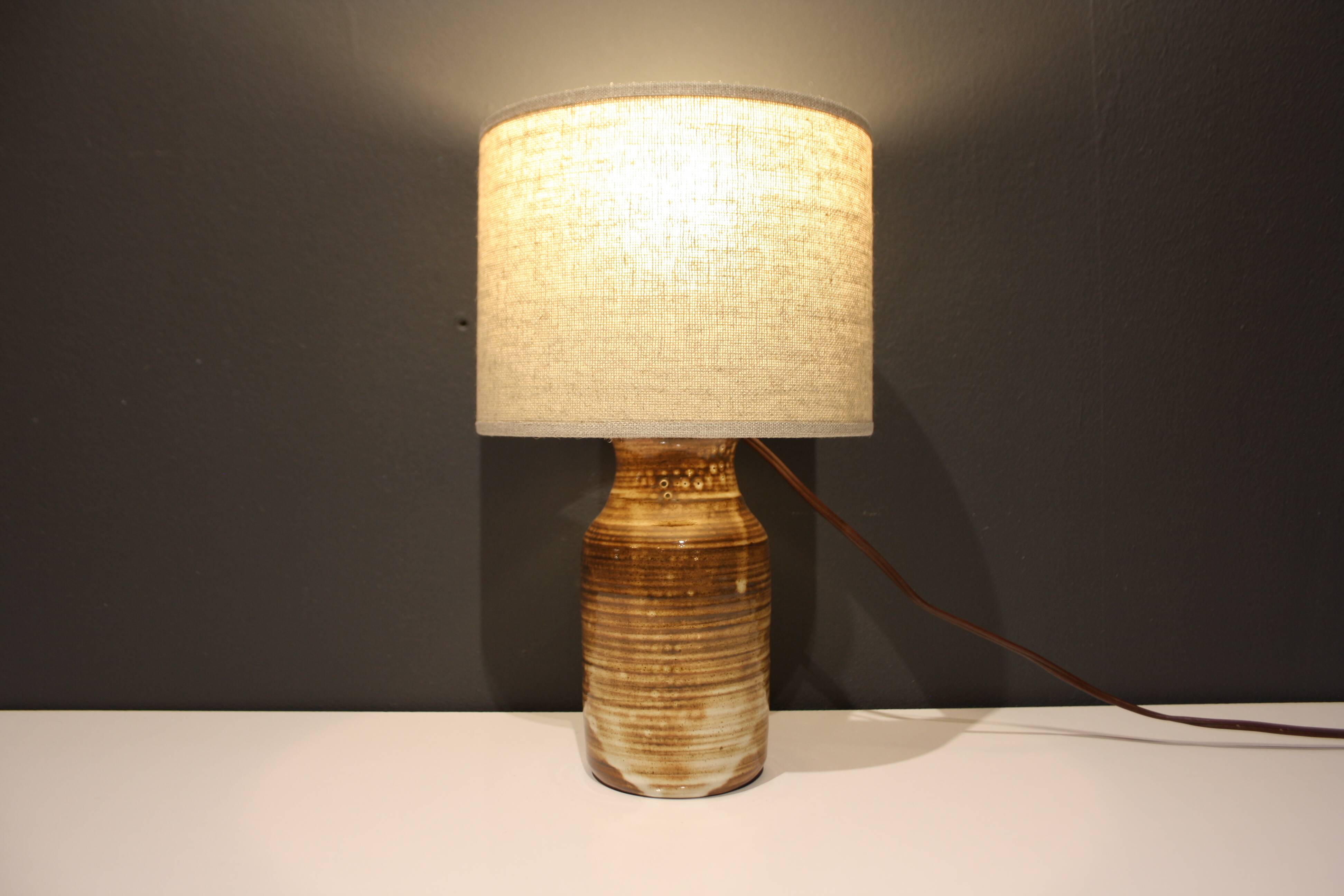 Jacques Pouchain ceramic lamp