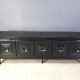 Ebonized wooden brutalist credenza, 1970s