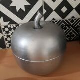 Pair of 2 buckets ice brushed aluminium