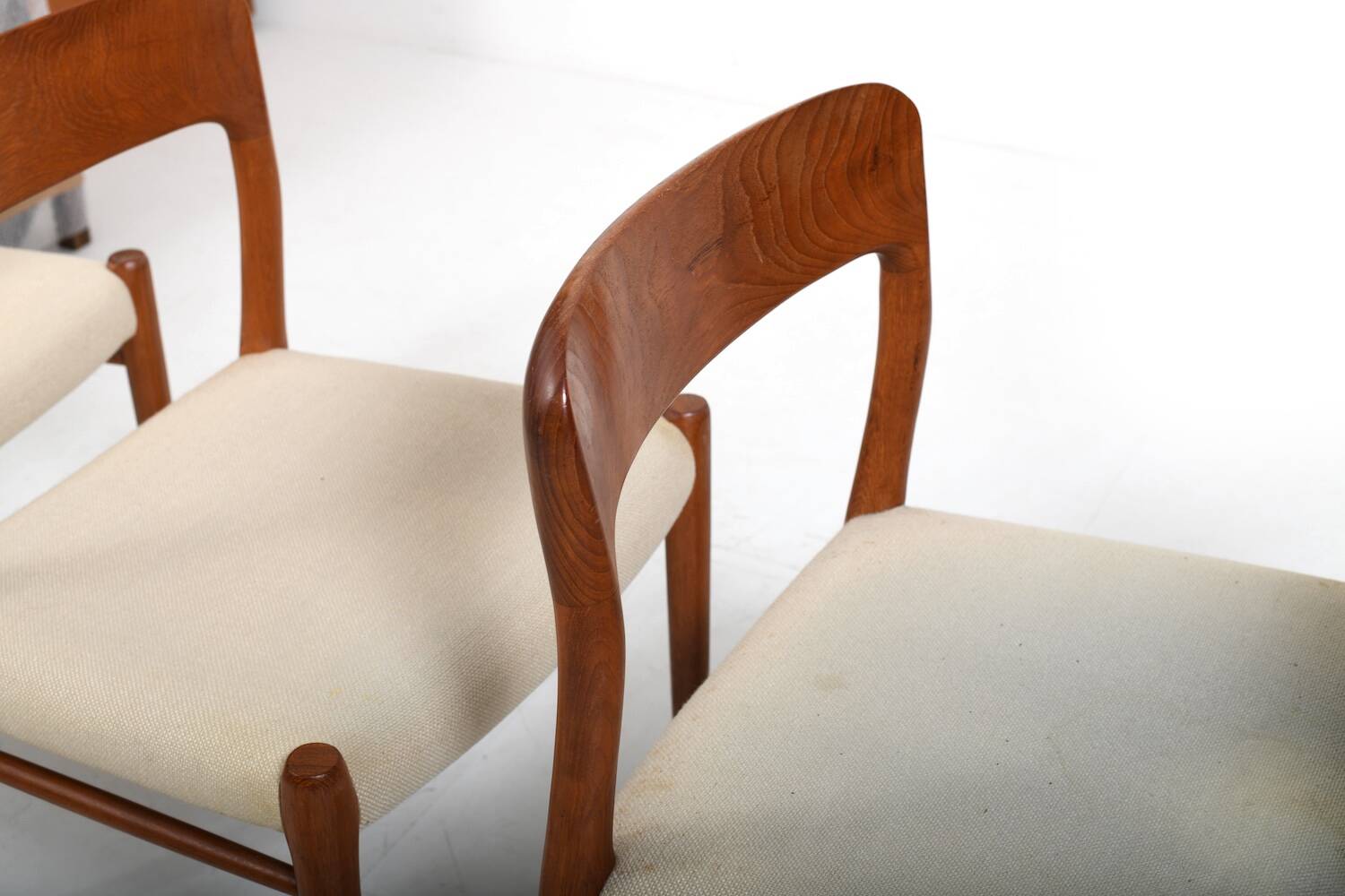 Set of Four Danish Dining Chairs by Niels Otto Møller Model No.75
