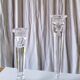 Pair of crystal candlesticks